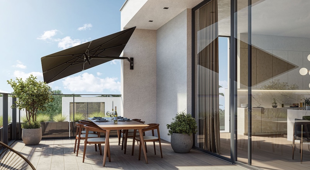 Umbrosa Paraflex UX Wall mount umbrella LR.jpg